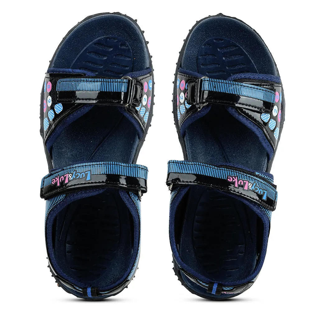 Lucy & Luke by Liberty Kids 8074-303 N.Blue Casual Sandal