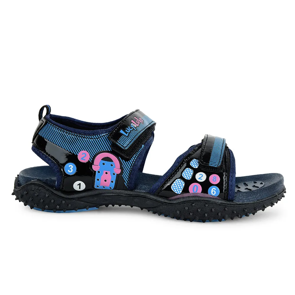 Lucy & Luke by Liberty Kids 8074-303 N.Blue Casual Sandal