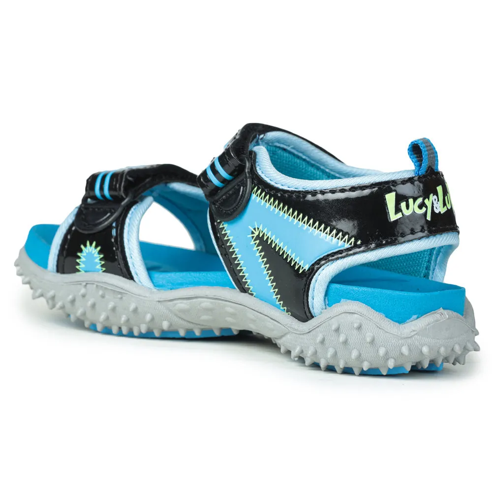 Lucy & Luke (Sky Blue) Casual Sandal For Kids Rico-20 By Liberty