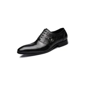 LuxePrint Exotic Lace-Up Oxford Brogue Casual Shoes