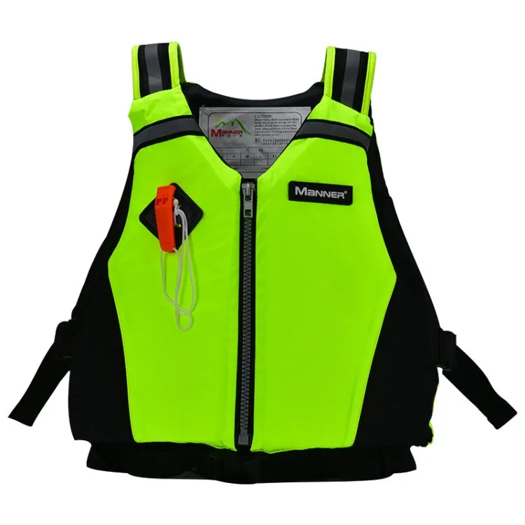 Manner QP2025 Buoyancy Vest Dragon Boat Kayak Paddle Board Buoyancy Vest(Green)