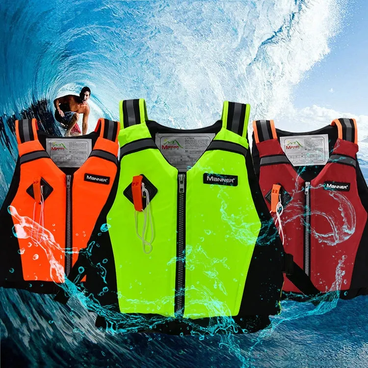 Manner QP2025 Buoyancy Vest Dragon Boat Kayak Paddle Board Buoyancy Vest(Green)