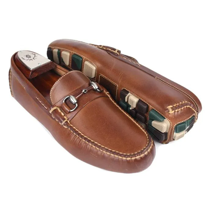 Martin Dingman Monte Carlo Oiled Saddle Leather Horse Bit Loafer