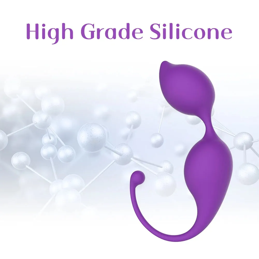 Medical Silicone Kegel Ball - Vibrating Panties with Metal Ball Vaginal Tighten Exercise