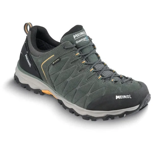 Meindl Mondello GTX Wide Fit Walking Shoes - Loden/Orange