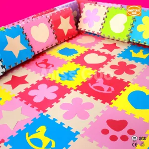 Meitoku baby EVA foam puzzle play mat/10pcs/lot Interlocking Exercise floor mat,per 30cmX30cm 1cmThick