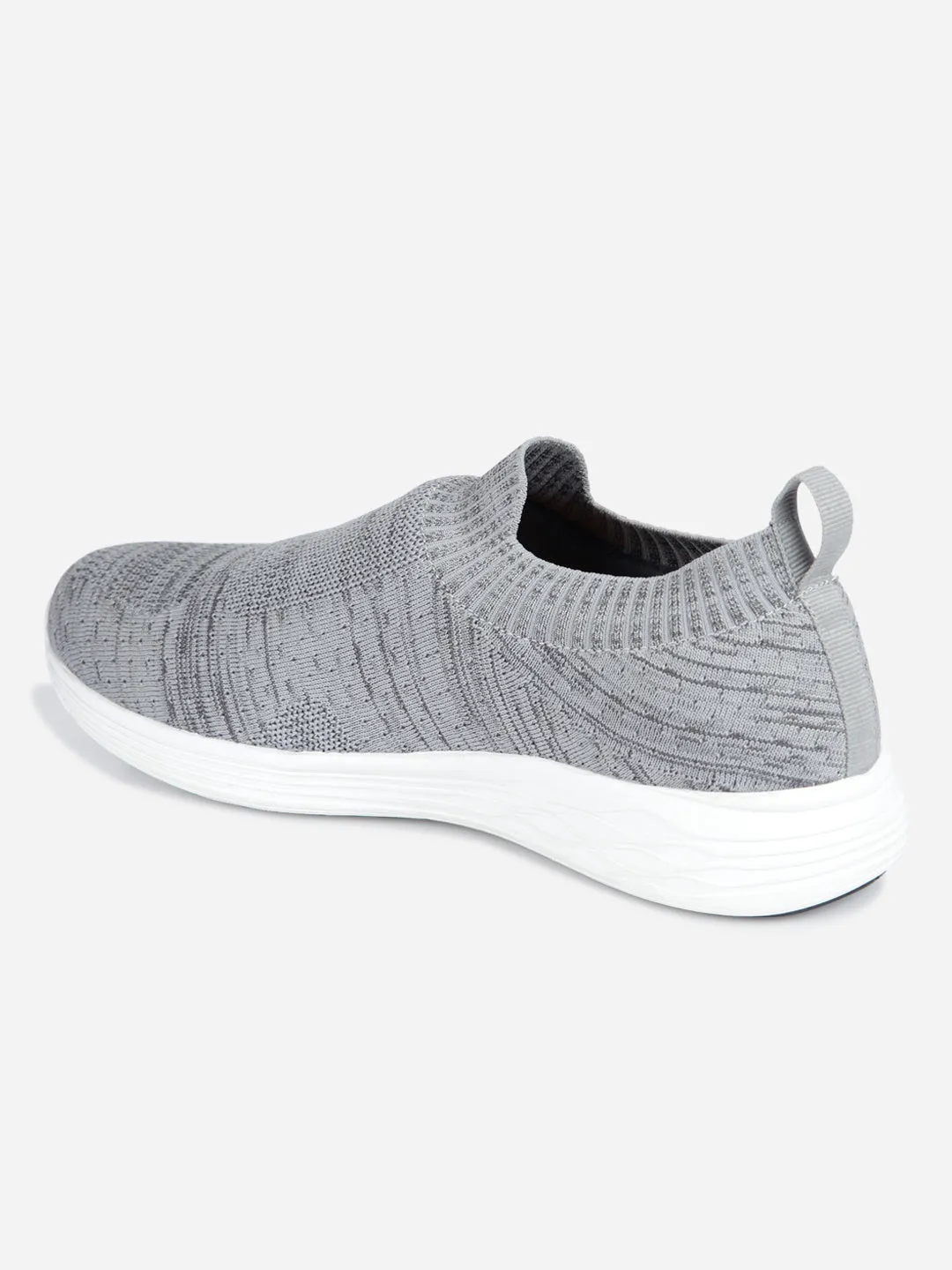 Men's Light Grey Slip On Sneaker (ID7522)