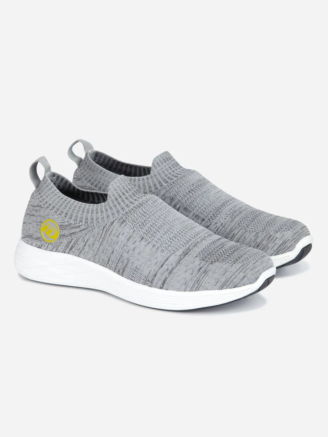 Men's Light Grey Slip On Sneaker (ID7522)