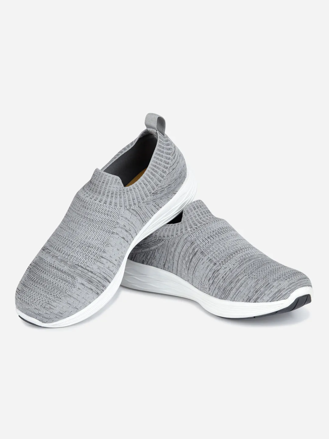 Men's Light Grey Slip On Sneaker (ID7522)