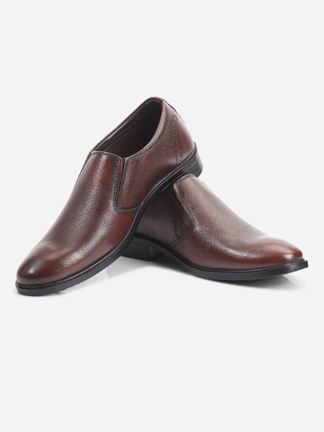 Men's Wine Comfort fit Round Toe Slip On (ID2218)