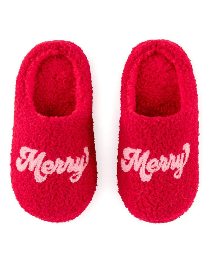 Merry Merry Slippers