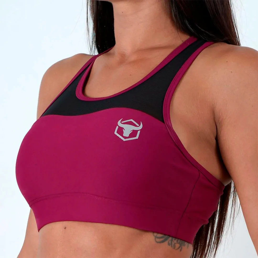 Mesh Top Sports Bra