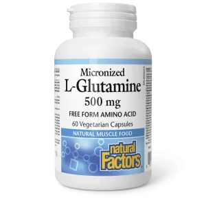 Micronized L-Glutamine Amino Acid 500 mg