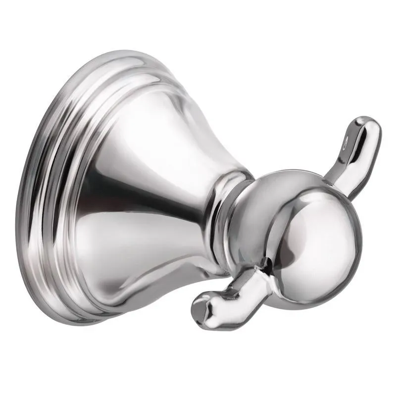 Moen Preston 2.25 in. H X 2.5 in. W X 2.38 in. L Chrome Silver Robe Hook