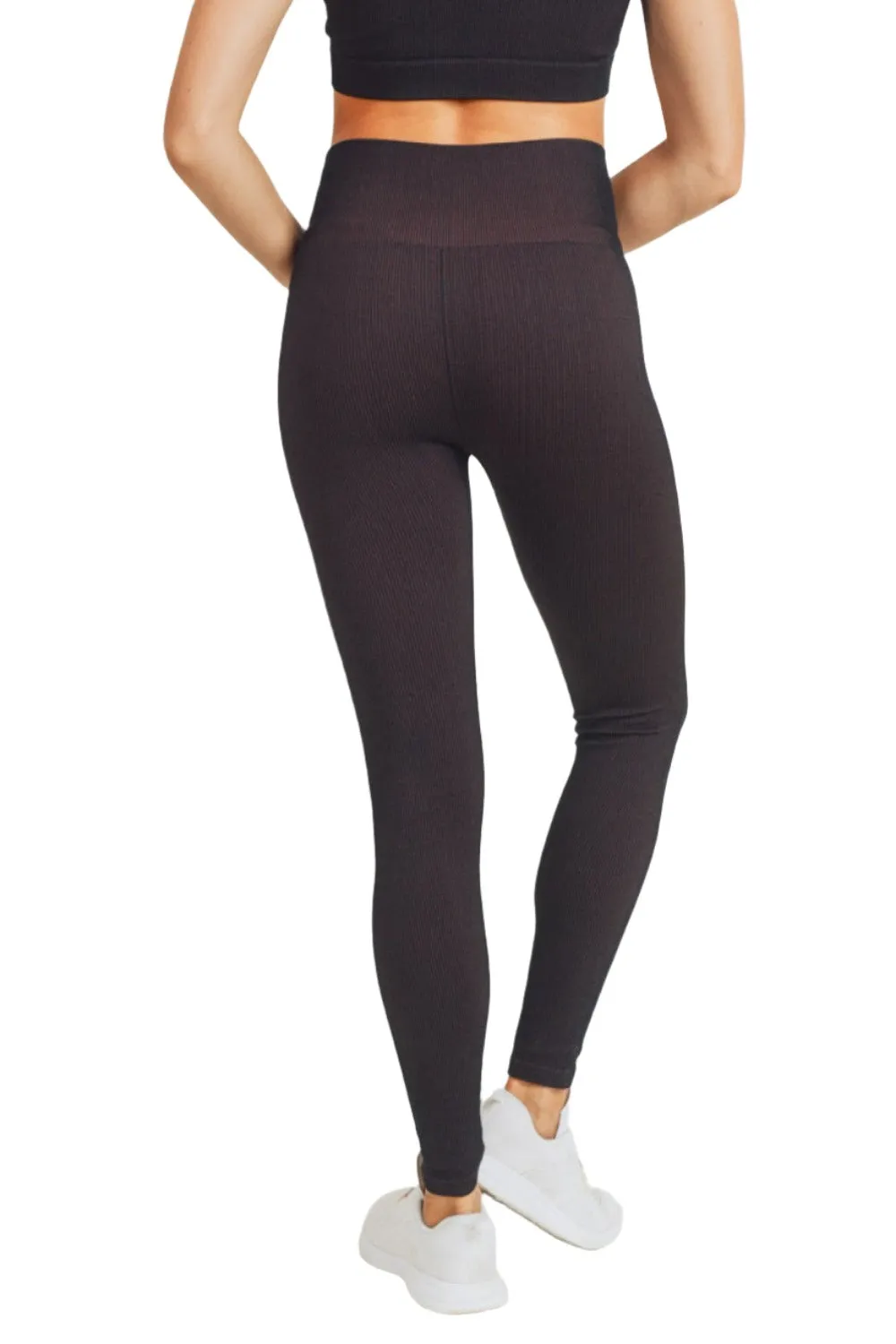 Mono B Ribbed Dry Brush Leggings APH2996