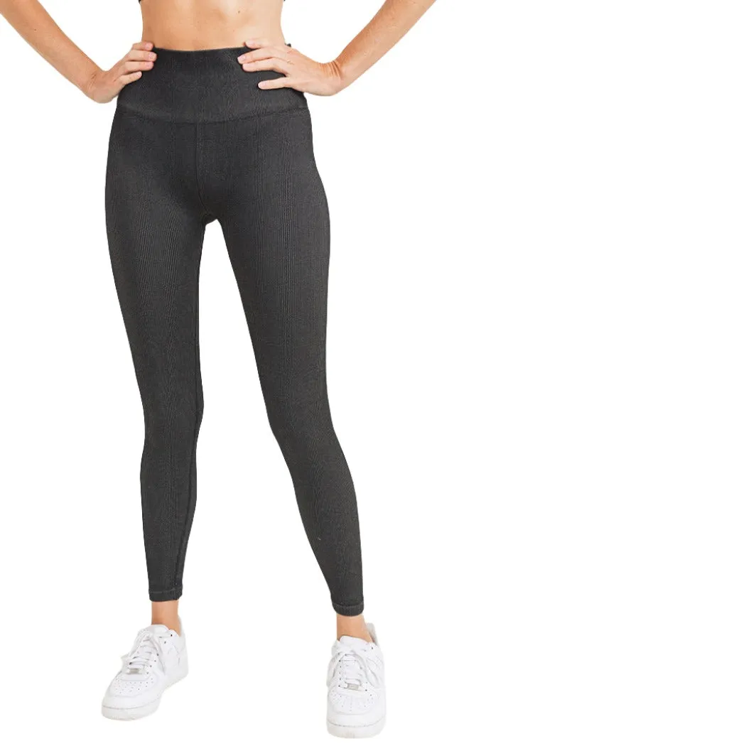 Mono B Ribbed Dry Brush Leggings APH2996