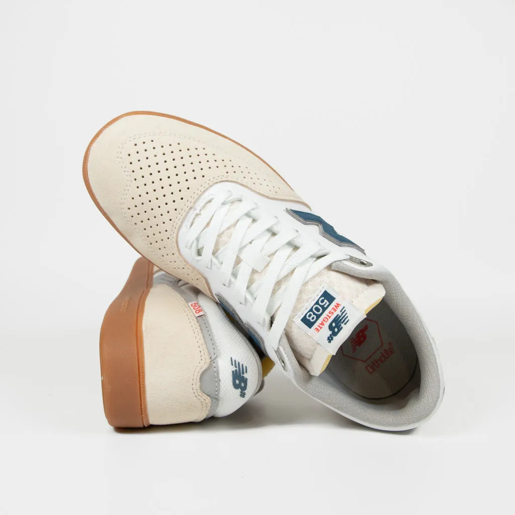 New Balance Numeric - 508 Brandon Westgate Shoes - White / Blue / Grey