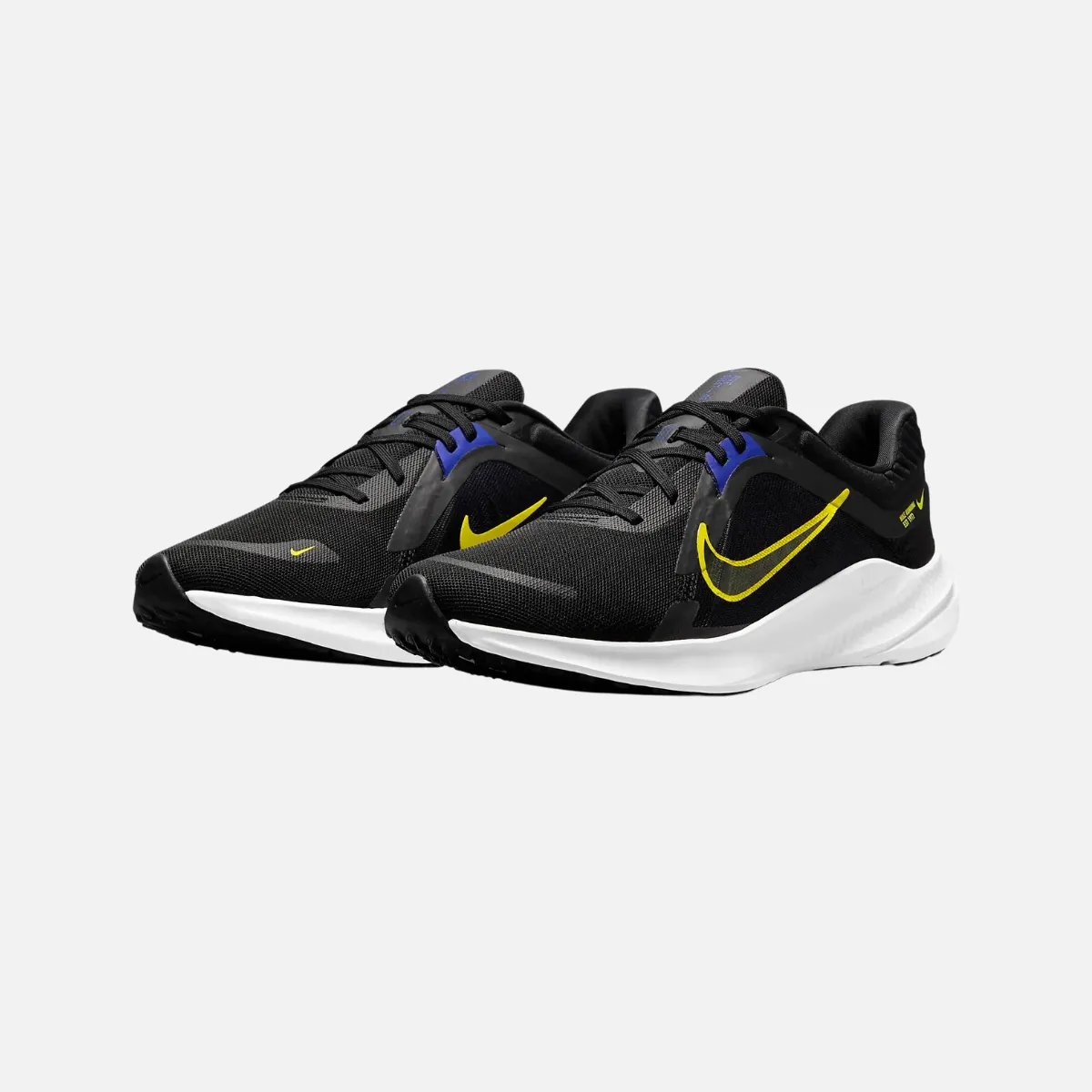 Nike Quest 5 Men's Road Running Shoes -Black/Racer Blue/White/High Voltage