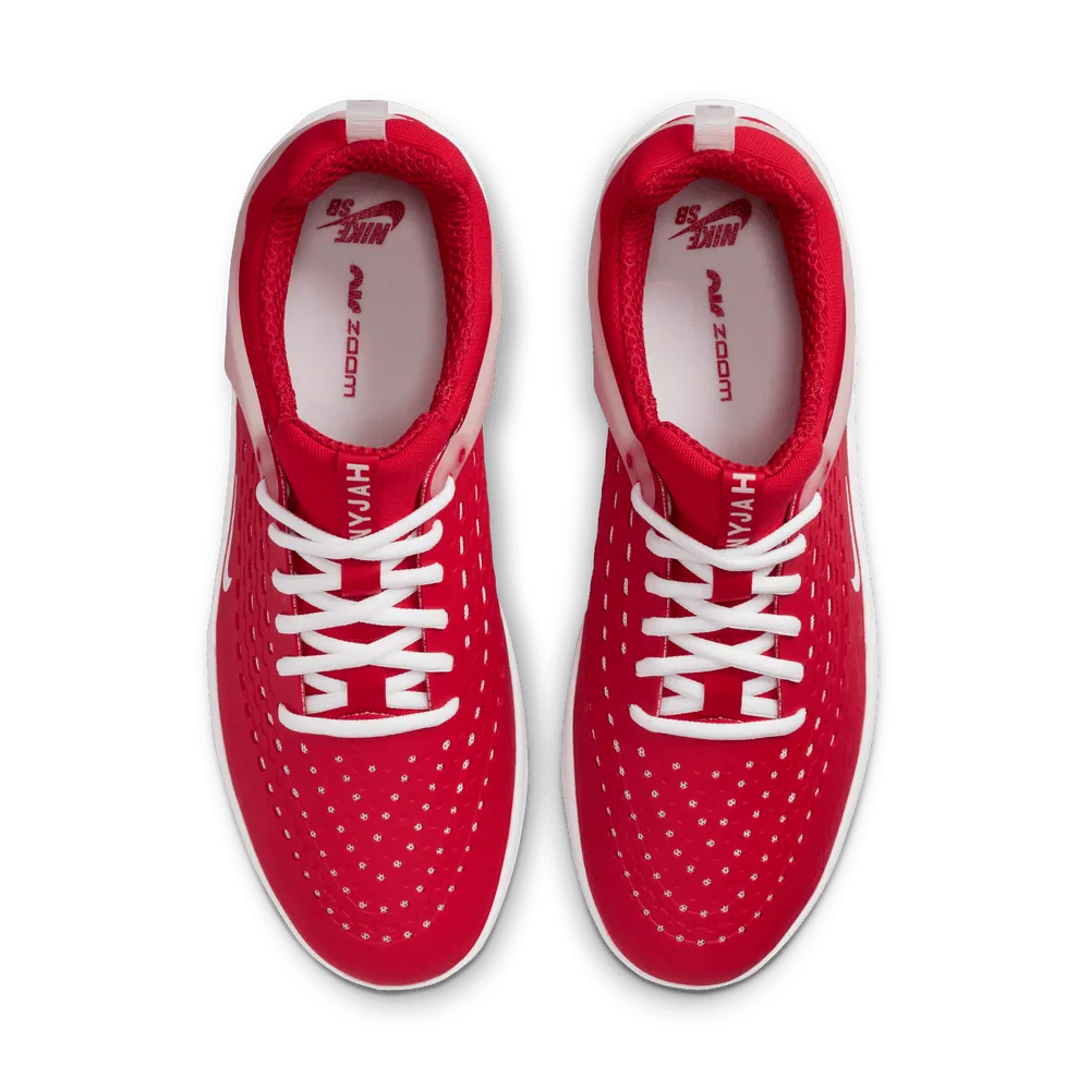 Nike SB Nyjah Huston Zoom Nyjah 3 University Red White University Red