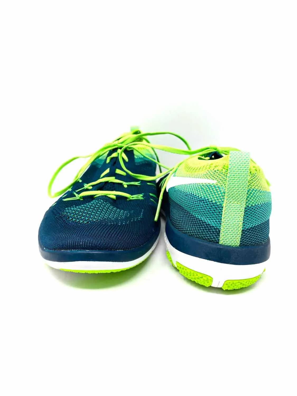 Nike Women's Blue/Green Lace-up ATHLETIC Size 12 Sneakers