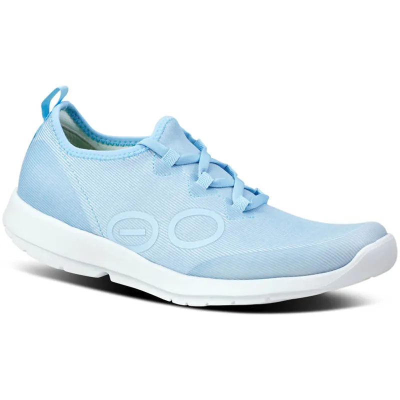 OOFOS Women's OOmg Sport Lace Shoe - Carolina Blue