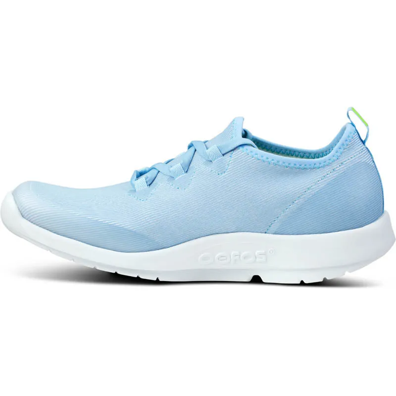 OOFOS Women's OOmg Sport Lace Shoe - Carolina Blue