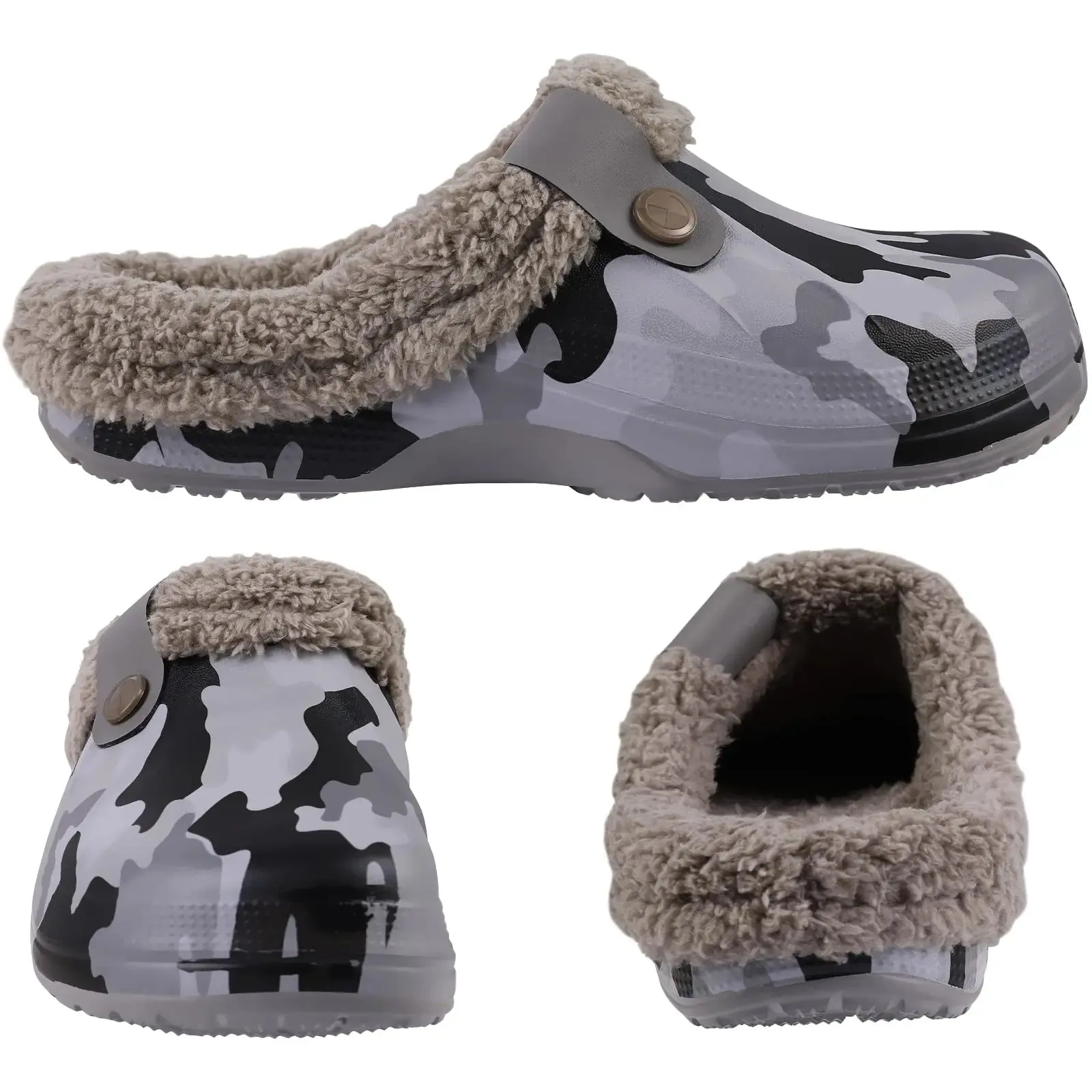 Pallene Fur Slippers For Women And Men Winter Soft Furry Non-slip Slippers Outdoor Waterproof Cozy Cotton Shoes For Home Slides