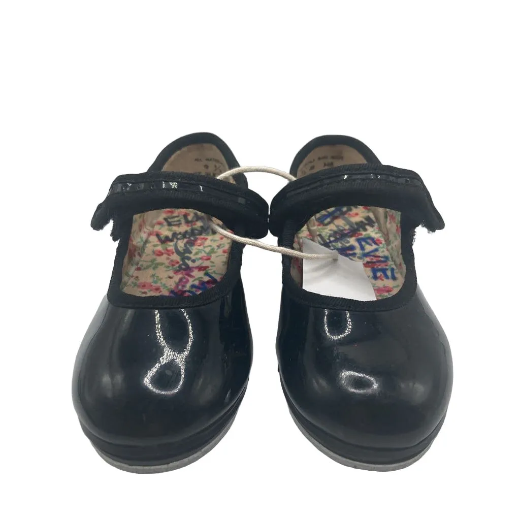 Patent Leather Velcro Tap Shoes