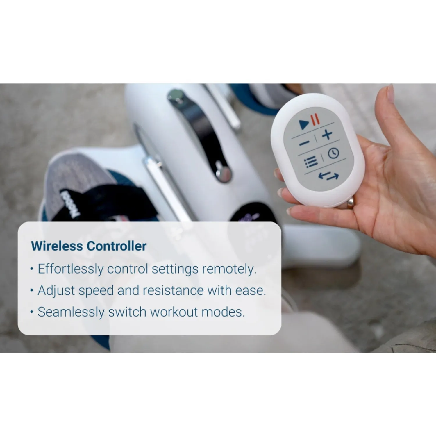 PhysioPedal® 2-in-1 Motorized Exerciser with Resistance Mode