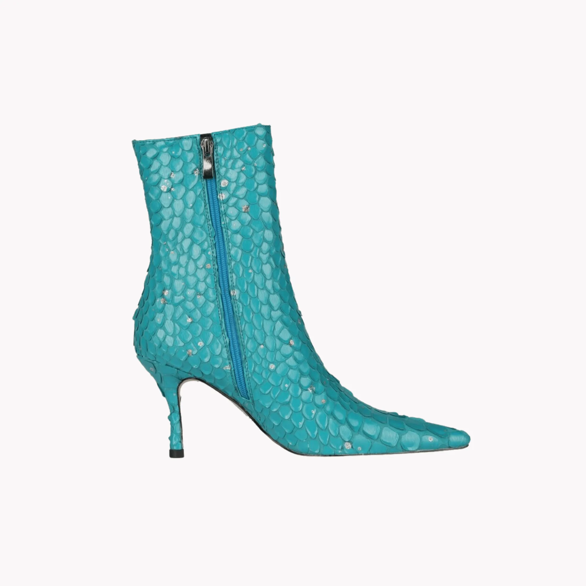 Pre Order:  Scales Side Zip Ankle Boots