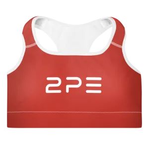 Red Padded Sports Bra