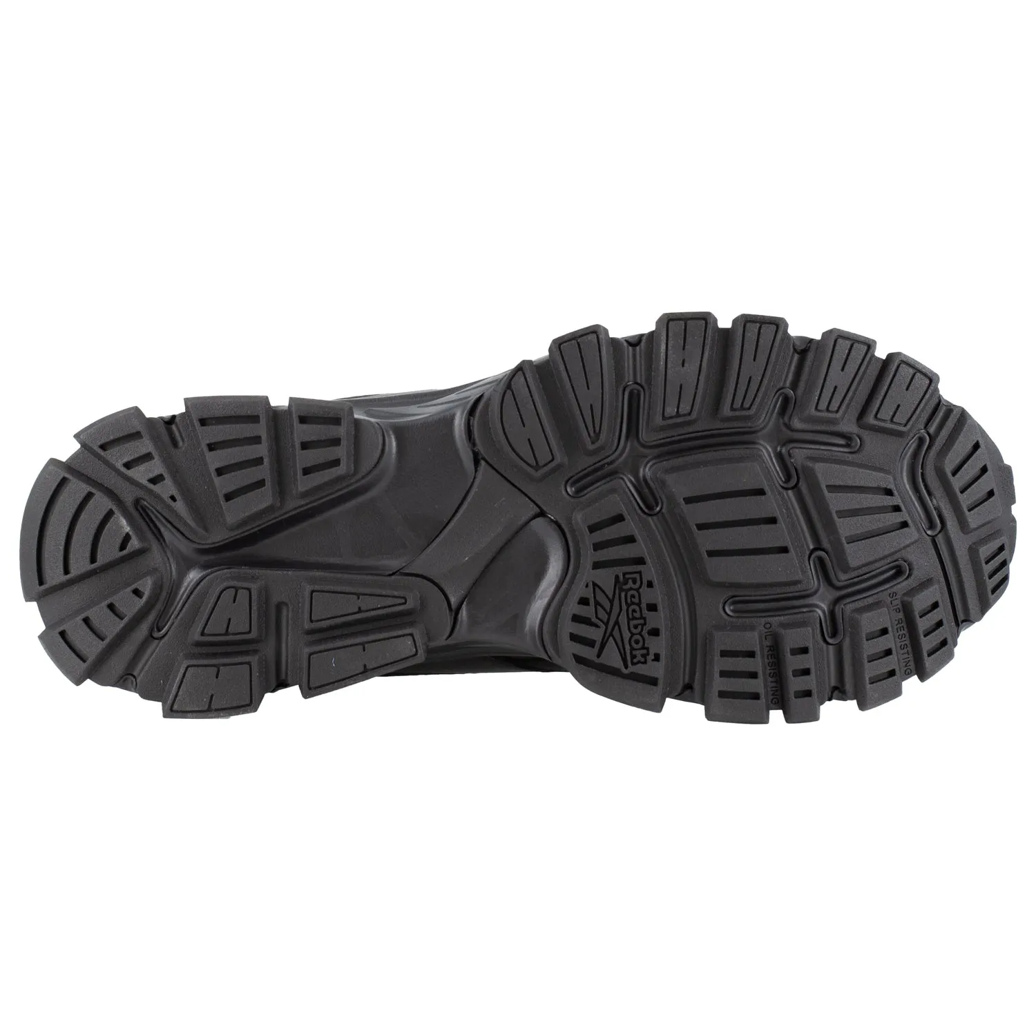 Reebok Mens Hyperium Tactical Black Mesh 6in Trail Running Work Boots