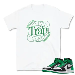 Retro 1 Lucky Green Trap Society Shirt