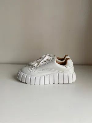 Ridged Outsole Platform Sneakers