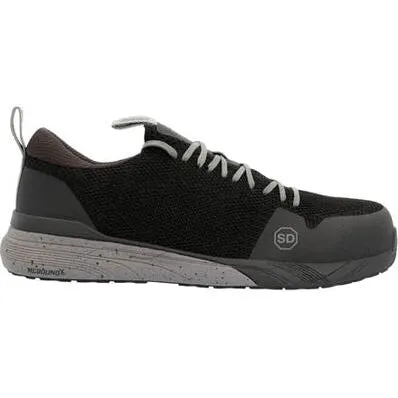 Rocky Men's Industrial Athletix 4" Comp Toe Work Shoe -Black Knit- RKK0384