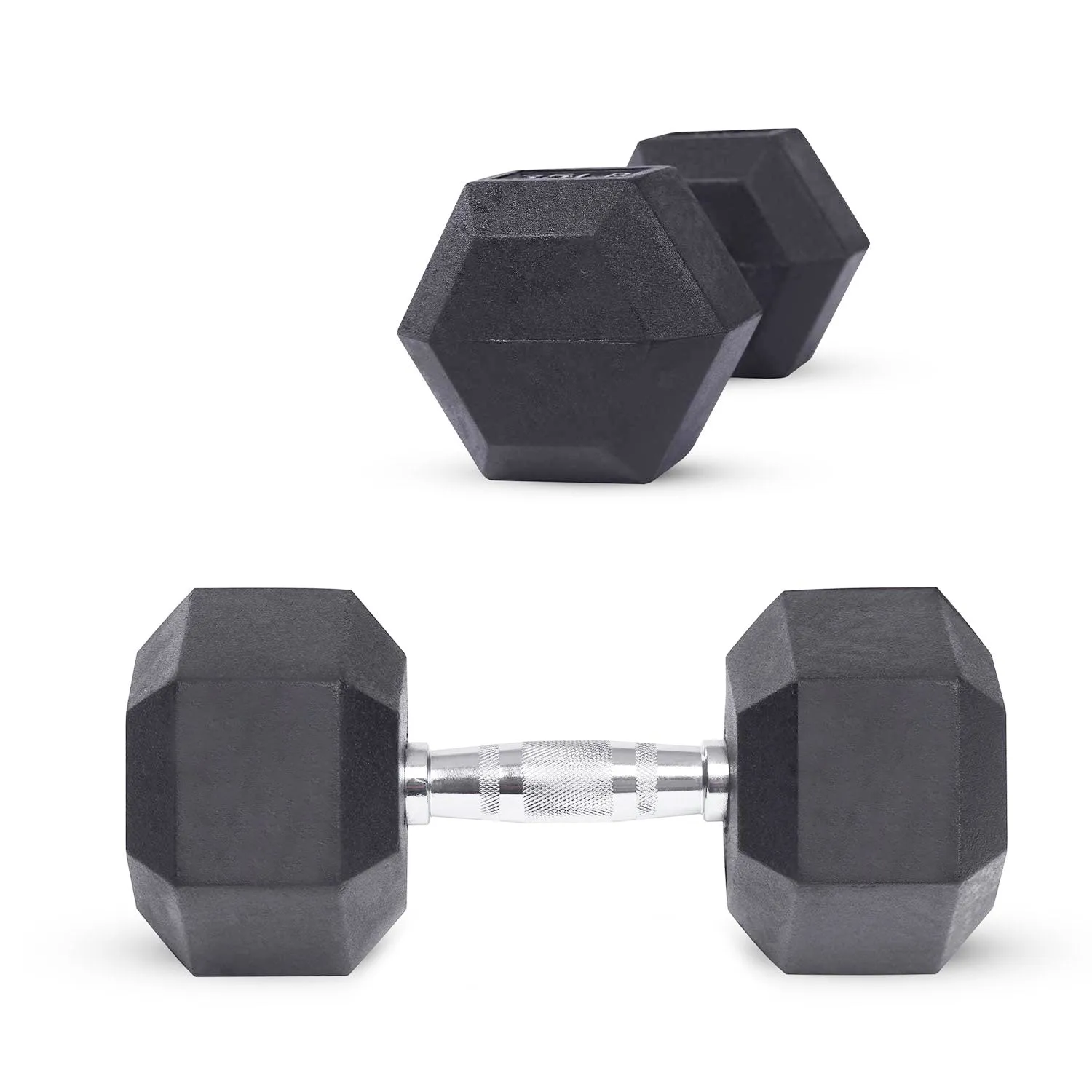 Rubber Encased Hex Dumbbell Hand Weight 2 x 20kg