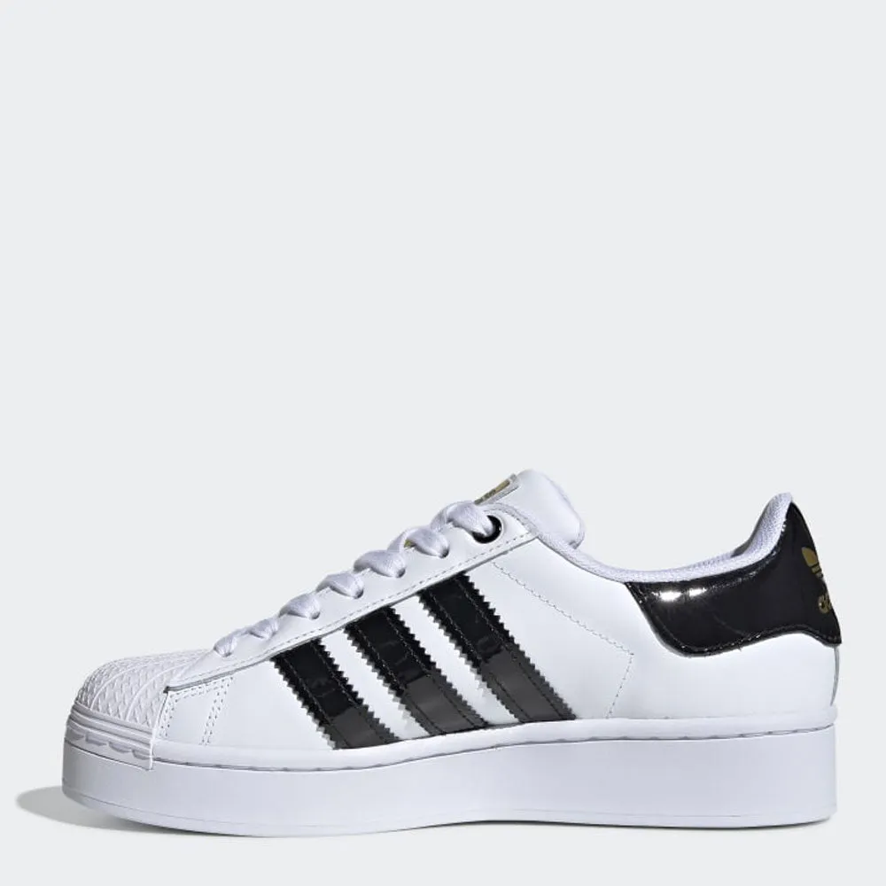 Scarpe Donna ADIDAS Sneakers linea Superstar Bold W colore Bianco e Nero