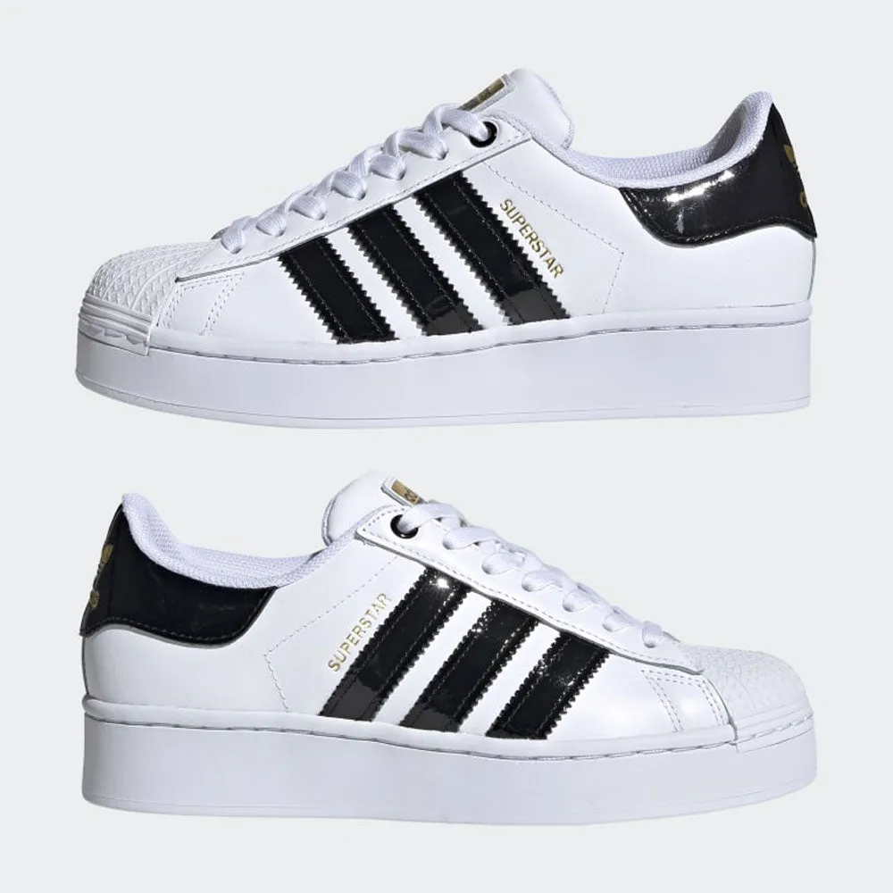 Scarpe Donna ADIDAS Sneakers linea Superstar Bold W colore Bianco e Nero