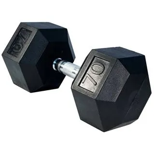 SFE 5-120lb Rubber Hex Dumbbells (New)