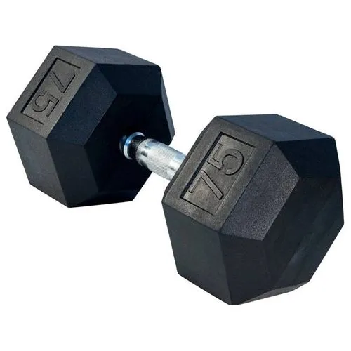 SFE 5-120lb Rubber Hex Dumbbells (New)