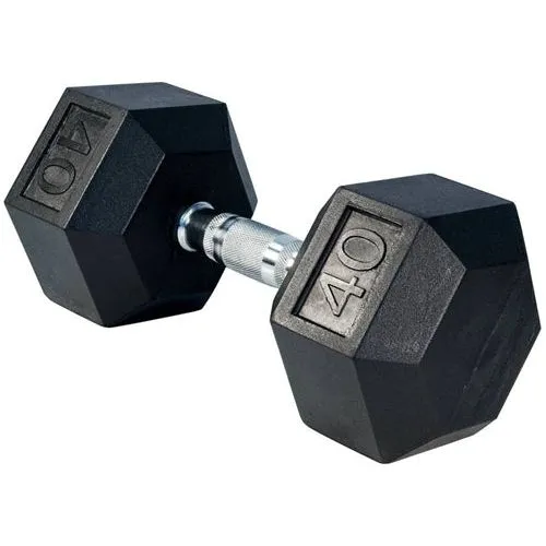 SFE 5-120lb Rubber Hex Dumbbells (New)