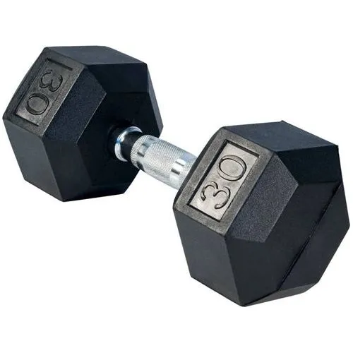 SFE 5-120lb Rubber Hex Dumbbells (New)