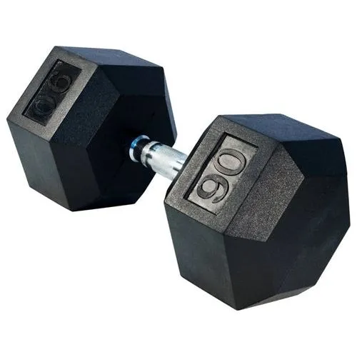 SFE 5-120lb Rubber Hex Dumbbells (New)