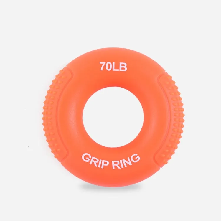 Silicone Gripper Finger Exercise Grip Ring, Specification: 70LB (General Orange)