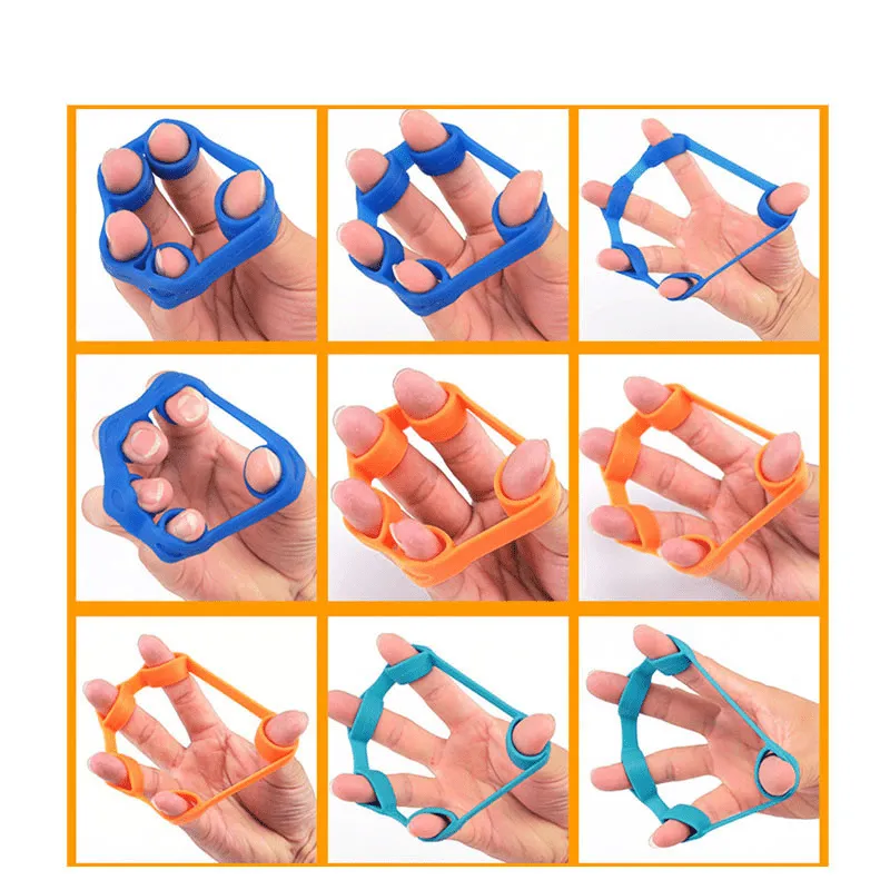 Silicone Hand Grip Strengthener for Hand and Finger Strength