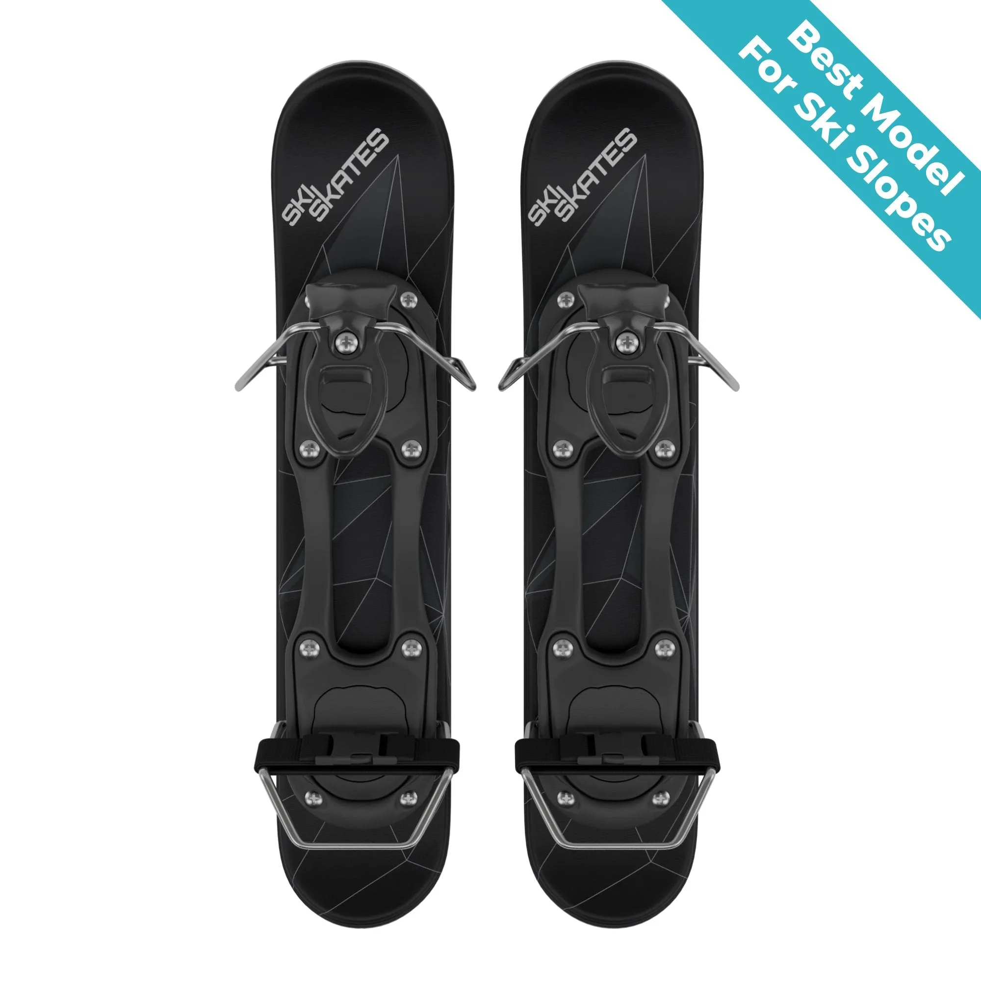 Skiskates by Snowfeet* | 44 CM | Skiblades Snowblades | Ski Boots Model | Free shipping