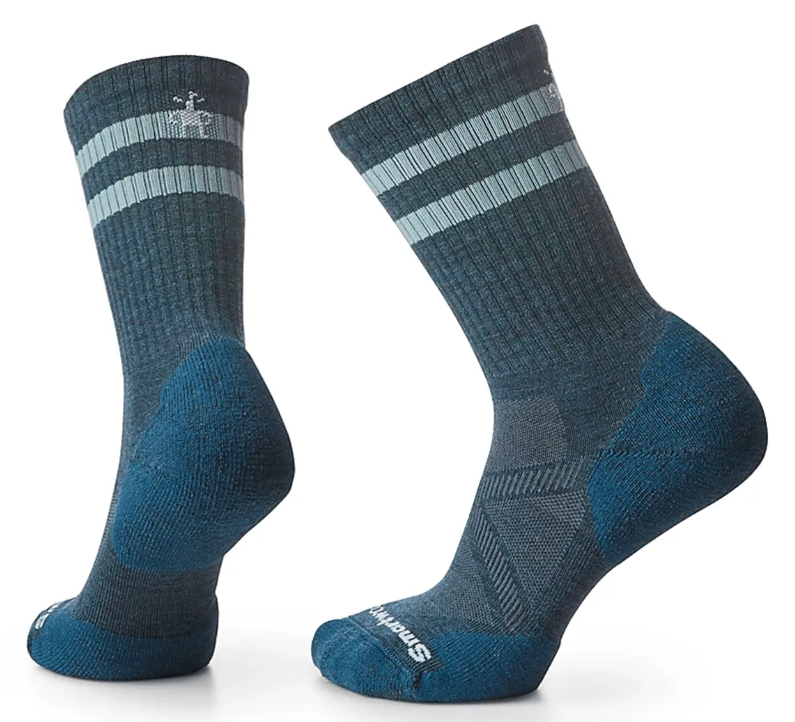 Smartwool Athletic Stripe Targeted Cushion Crew Socks