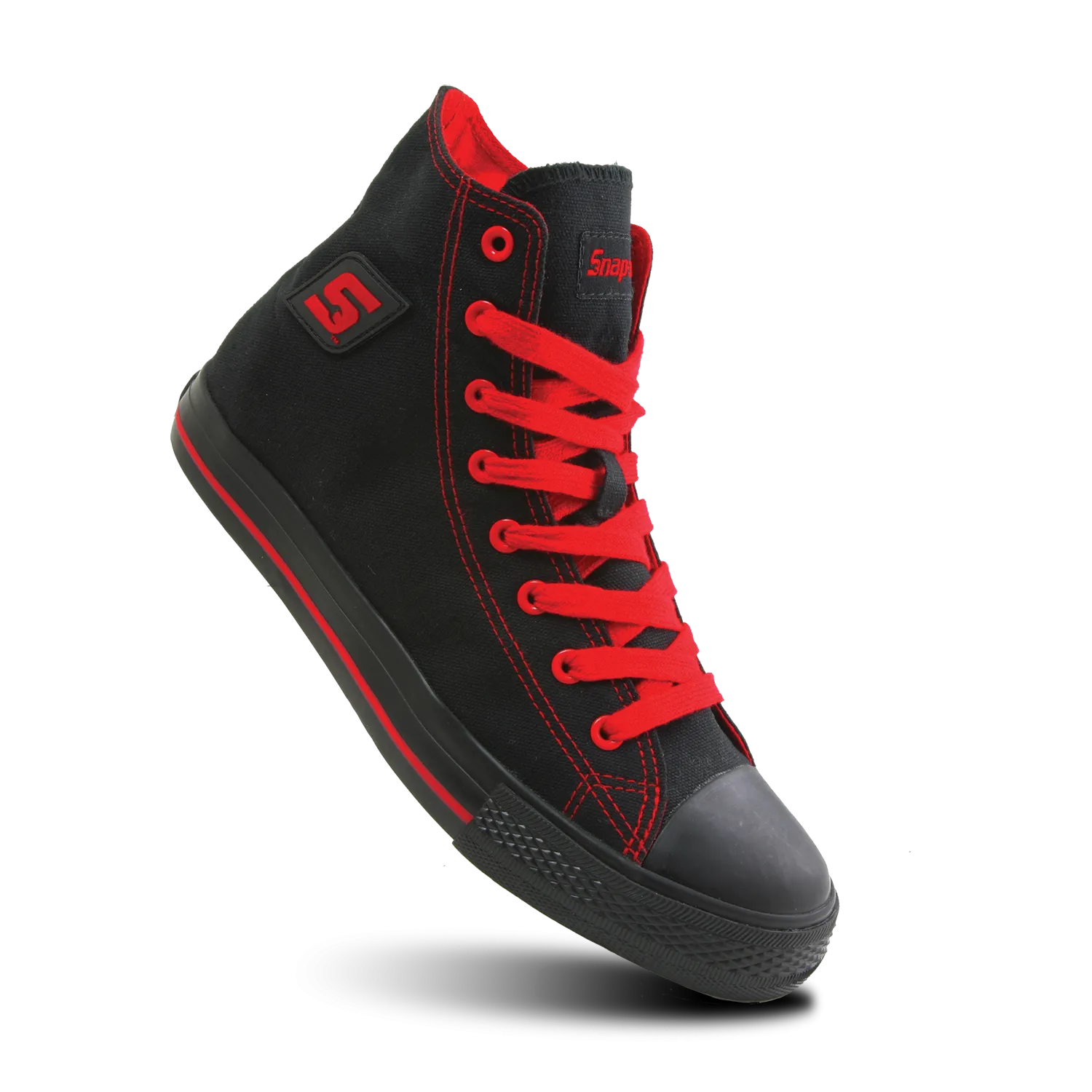 Snap-on Hot Rod Black & Red, Casual Athletic Footwear