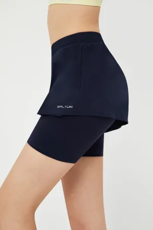 Sustainable High Waist Swim Workout 2 In 1 Short