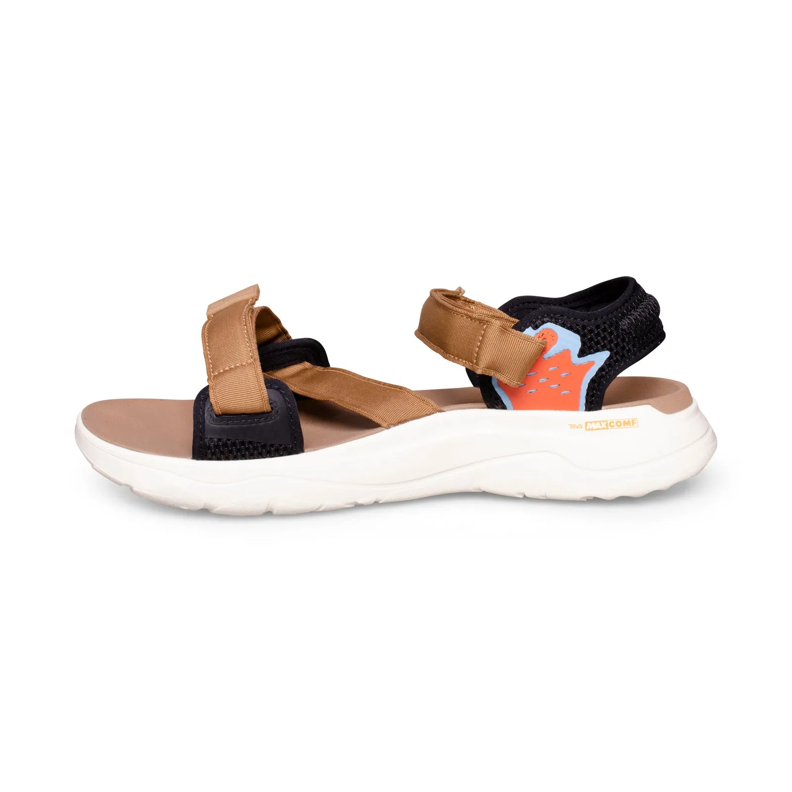 Teva Zymic Honey Brown / Black Sandals - Men's